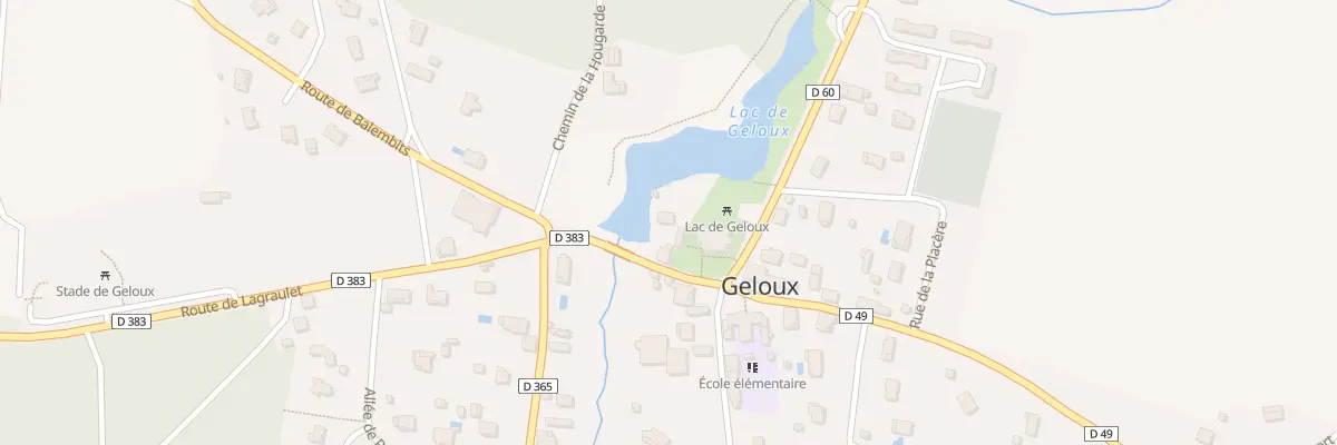 Plan du 62 Rte de Lagraulet à Geloux