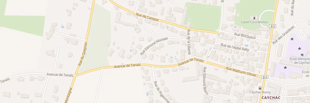 Plan du 5 Rue Edmond Morlaes à Blanquefort
