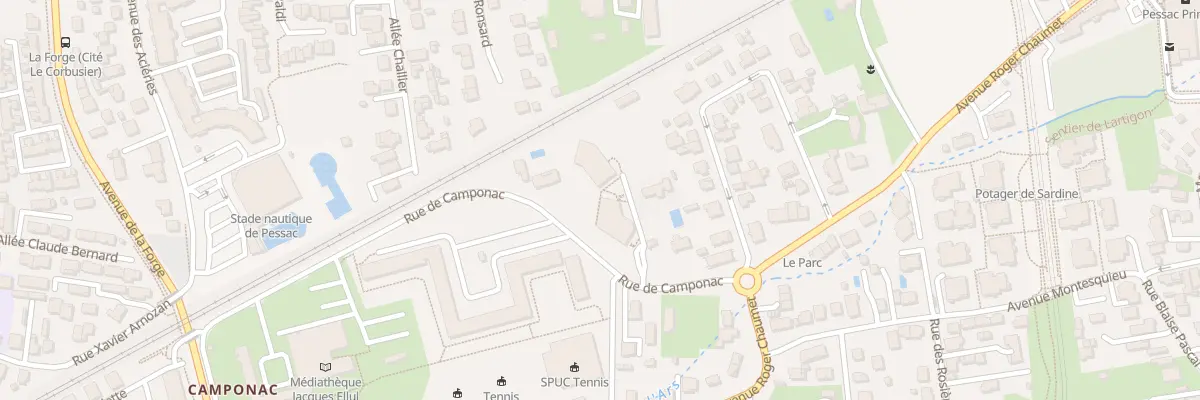 Plan du 4 Rue Camponac à Pessac
