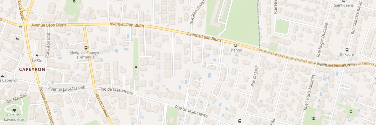 Plan du 47 Av Léon Blum à Mérignac