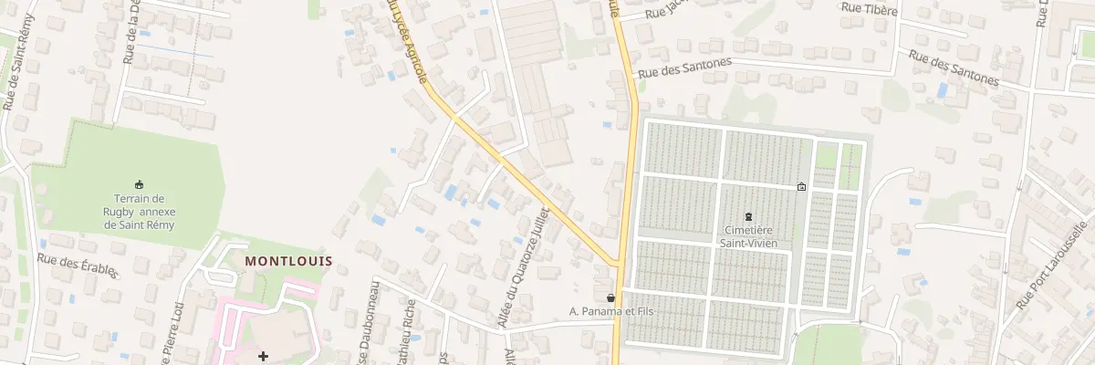 Plan du 12 Rue du Lycée Agricole à Saintes