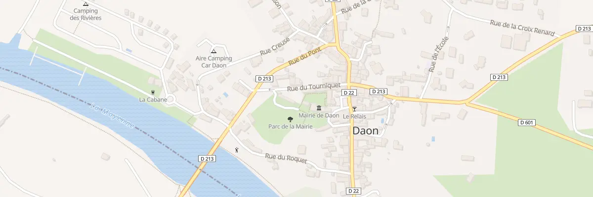 Plan du 2 Rue du Tourniquet à Daon