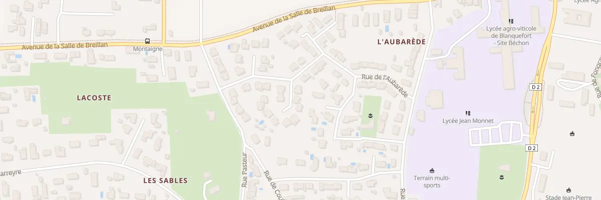 Plan du 10 Rue des Saules à Blanquefort
