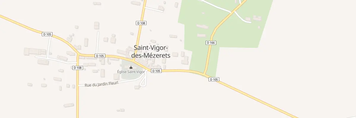 Plan du 5031 Le Bourg - St Vigor Mzts à Terres de Druance