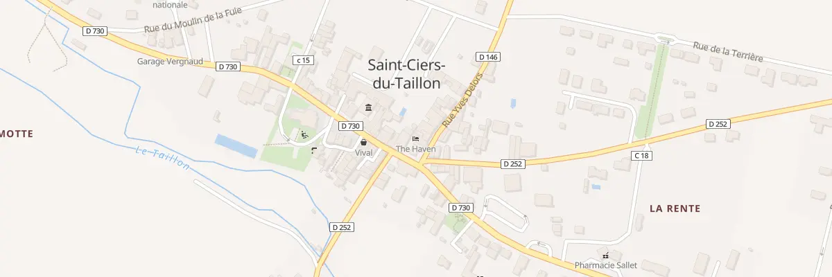 Plan du 47B Av de la République à Saint-Ciers-du-Taillon