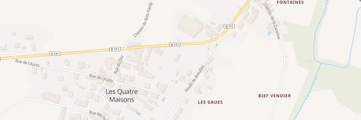 Plan du 33 Rte de Surgères à Marsais