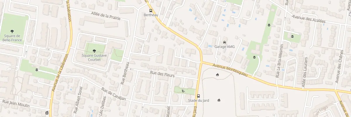 Plan du 70 Rue du Jard à Mérignac