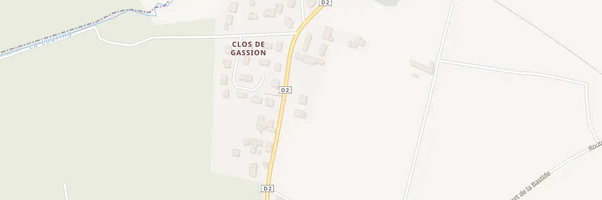 Plan du 9 Rte des Châteaux à Labarde