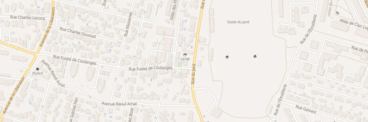 Plan du 52 Rue Fustel de Coulanges à Mérignac