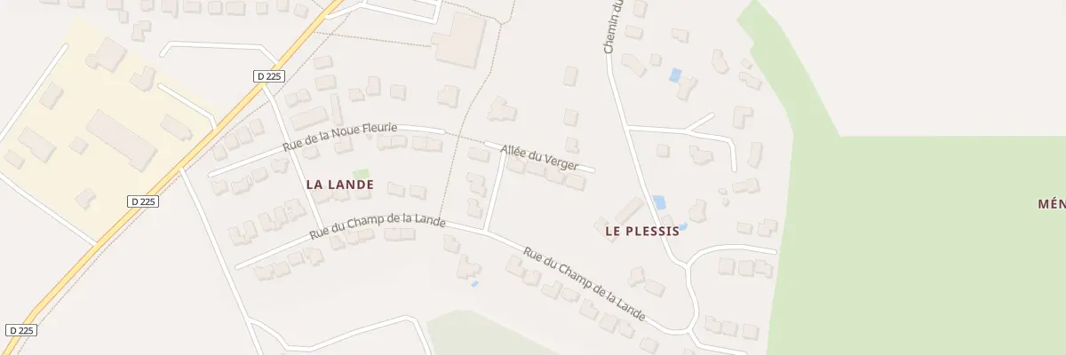 Plan du 9 All du Verger à Saint-Baudelle