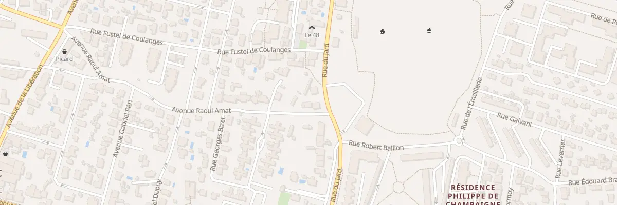 Plan du 46 Av Raoul Amat à Mérignac