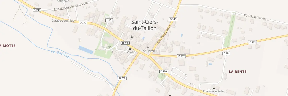 Plan du 47A Av de la République à Saint-Ciers-du-Taillon