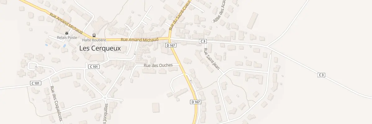 Plan du 1 Rue Saint-aubin aux Cerqueux