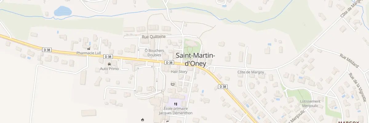 Plan du 1113 Rte de Mont de Marsan à Saint-Martin-d’Oney