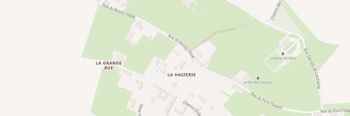 Plan du 59 Rue du Bourg L’Abbé à Vaux-sur-Seulles