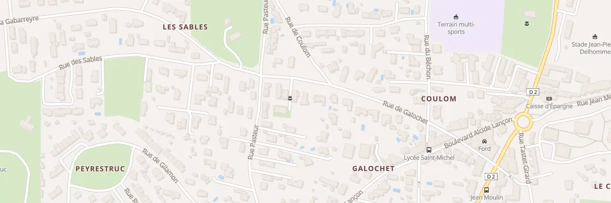 Plan du 30 Rue de Galochet à Blanquefort