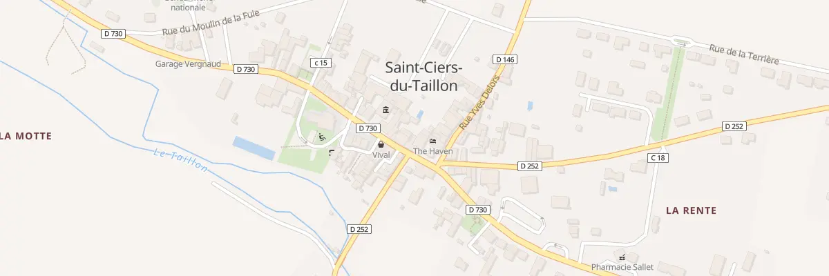 Plan du 45 Av de la République à Saint-Ciers-du-Taillon