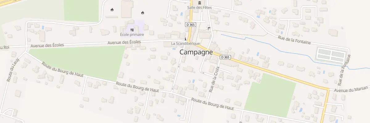 Plan du 45 Rue des Arênes à Campagne
