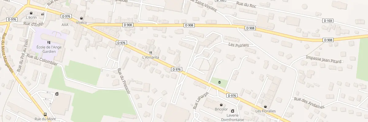 Plan du 67 Rue du Maréchal Foch à Domfront en Poiraie