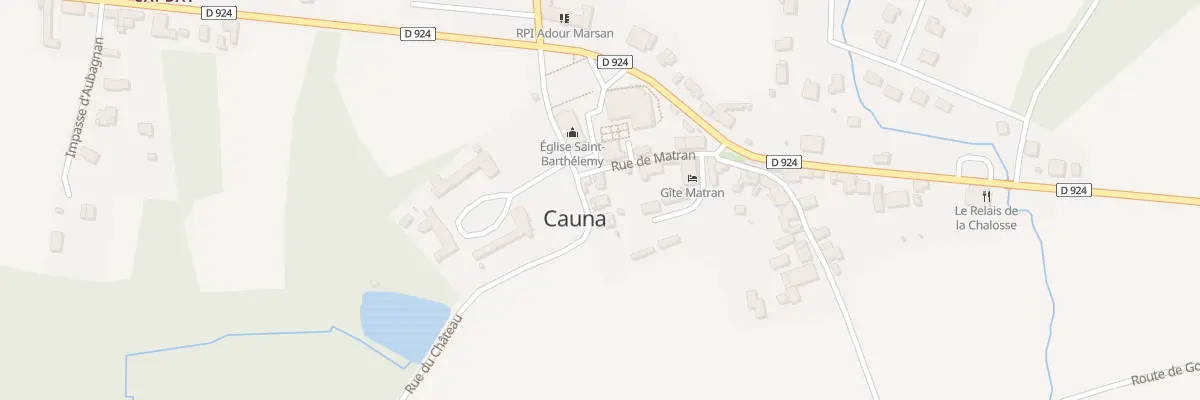 Plan du 18 Pl de l’Eglise à Cauna