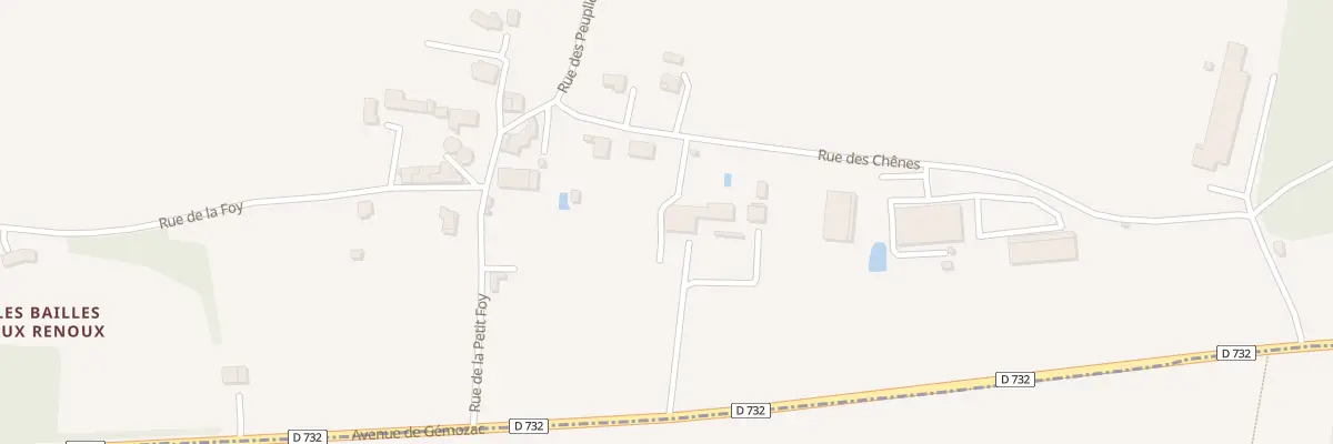 Plan du 8 Rue des Chênes à Jazennes
