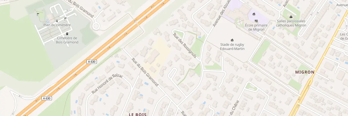 Plan du 9 Rue des Chardonnerets à Eysines