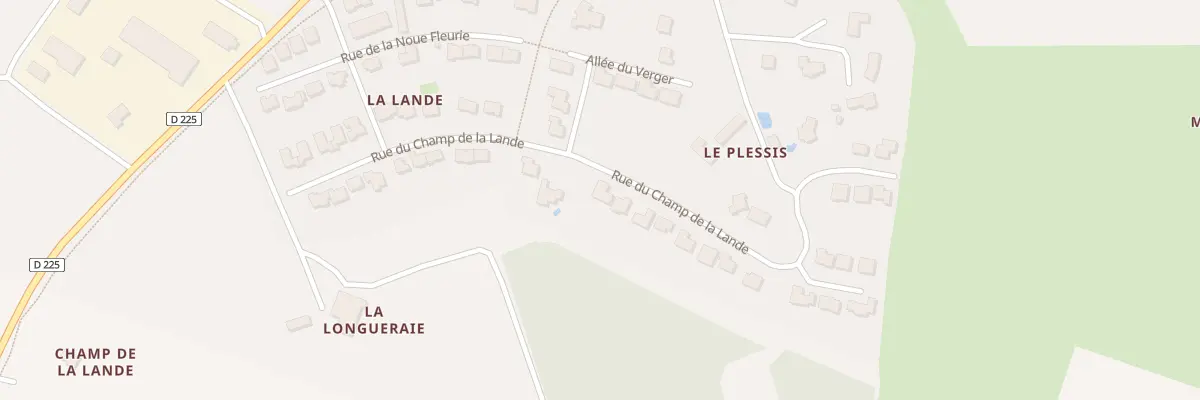 Plan du 24 Rue du Champ De La Lande à Saint-Baudelle