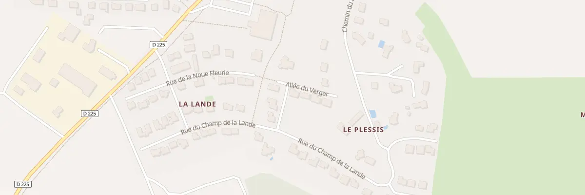 Plan du 7 All du Verger à Saint-Baudelle