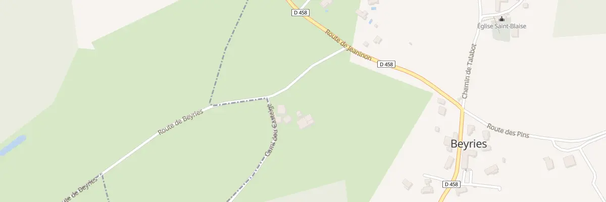 Plan du 132 Che Cami Dou Casteigt à Beyries