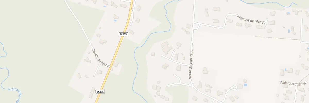 Plan du 522 Rte de Jean-petit à Geloux