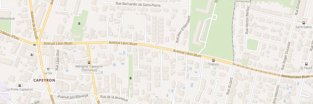 Plan du 39 Av Léon Blum à Mérignac