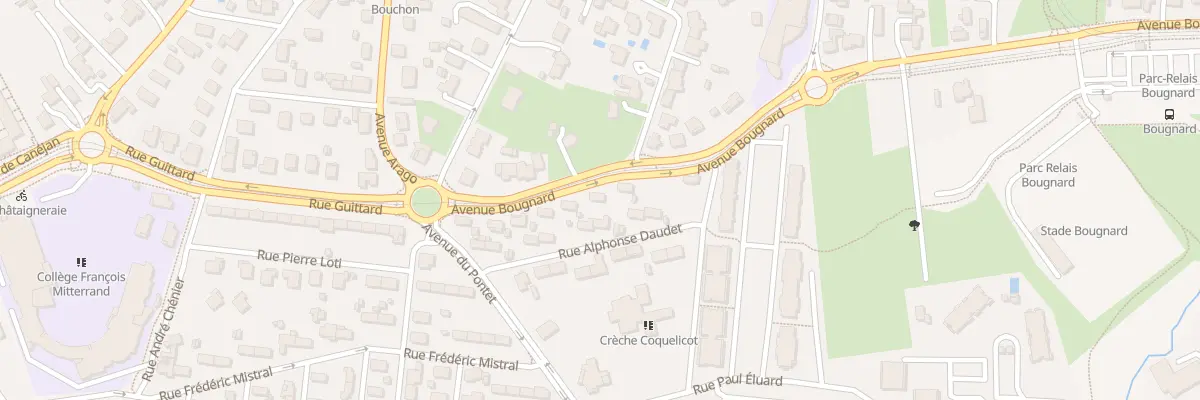 Plan du 75 Av Bougnard à Pessac