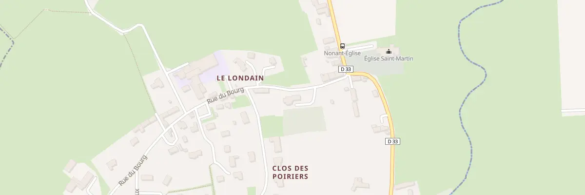 Plan du 1 Rue du Bourg à Nonant