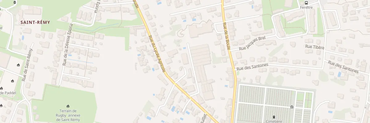 Plan du 22B Rue du Lycée Agricole à Saintes