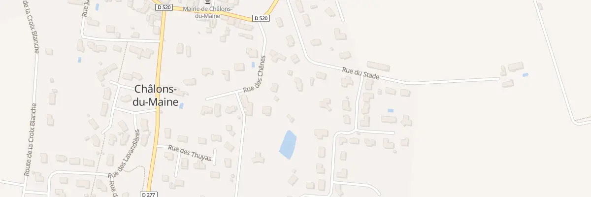 Plan du 2 Rue Du Stade à Châlons-du-Maine