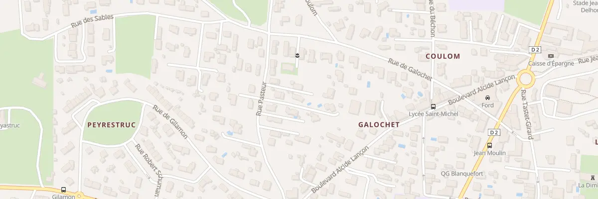 Plan du 13A Rue Pasteur à Blanquefort