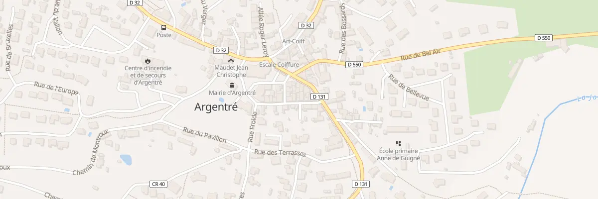 Plan du 8 Rue de Ballee à Argentré