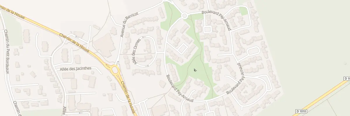 Plan du 3 Pl des Chênes à Canéjan