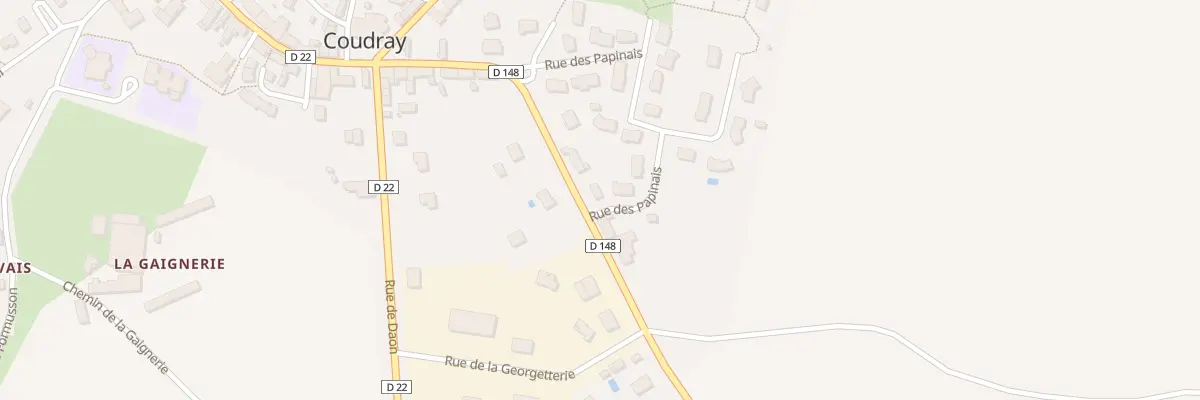 Plan du 6 Rue d’Argenton à Coudray