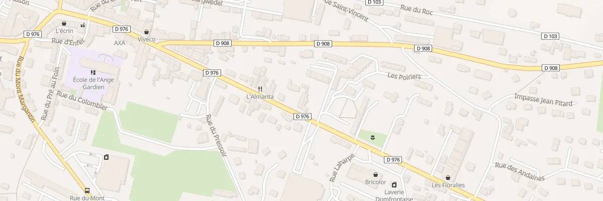 Plan du 65 Rue du Maréchal Foch à Domfront en Poiraie