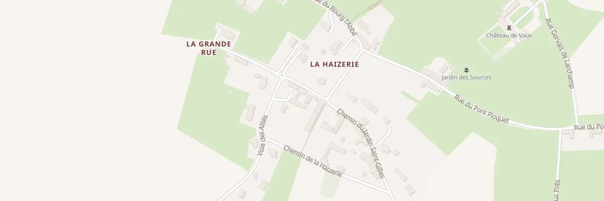 Plan du 133 Voie des Alliés à Vaux-sur-Seulles