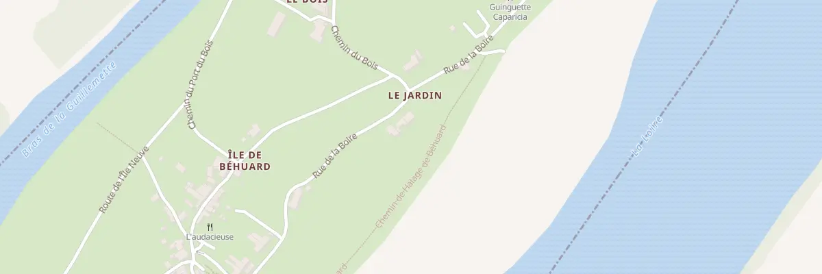 Plan du 10 Rue de la Boire à Béhuard