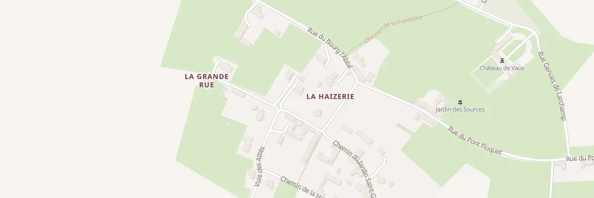 Plan du 180 Voie des Alliés à Vaux-sur-Seulles