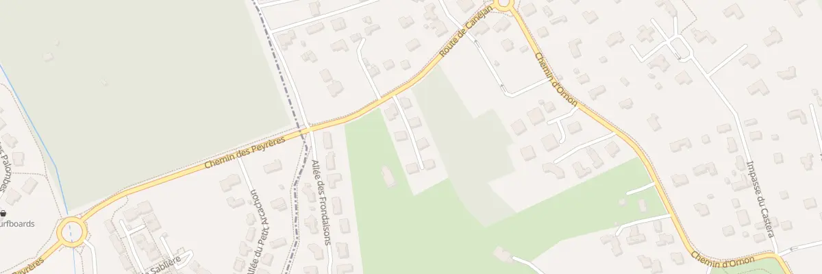 Plan du 258 Rte de Canéjan à Gradignan