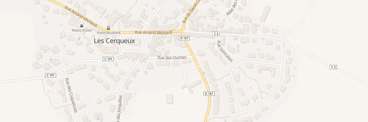 Plan du 1B Rue des Ouches aux Cerqueux