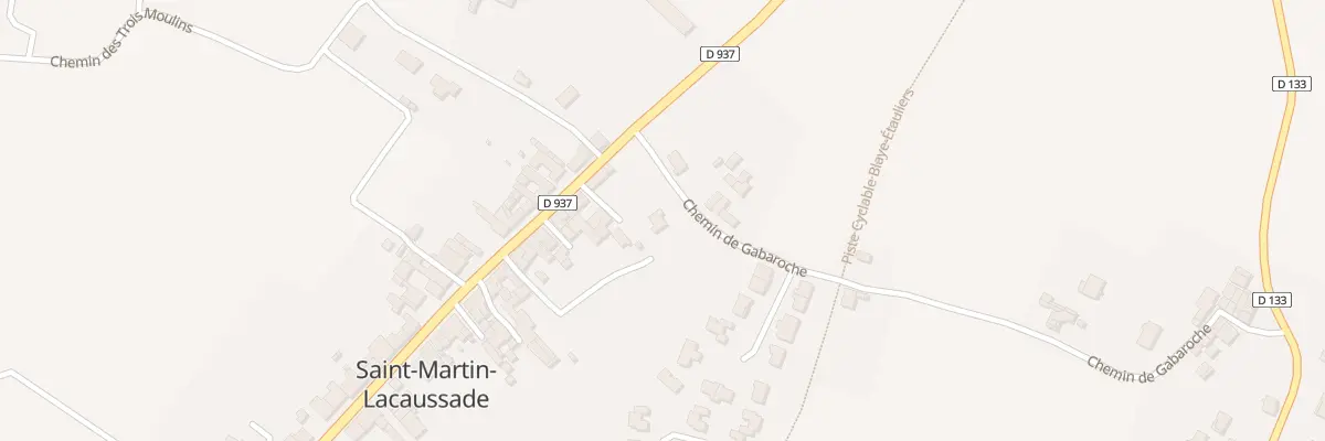 Plan du 4 Che de Gabaroche à Saint-Martin-Lacaussade