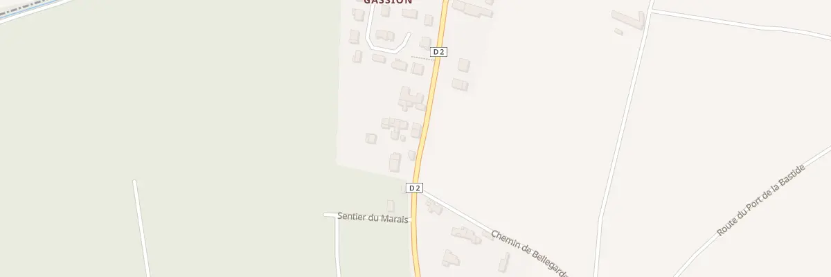 Plan du 32 Rte des Châteaux à Labarde