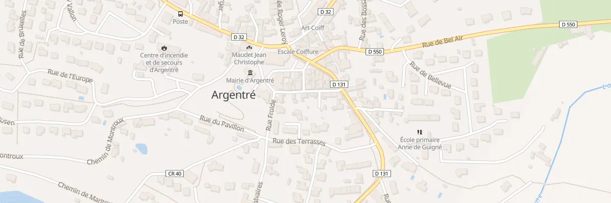 Plan du 5 Rue de Ballee à Argentré