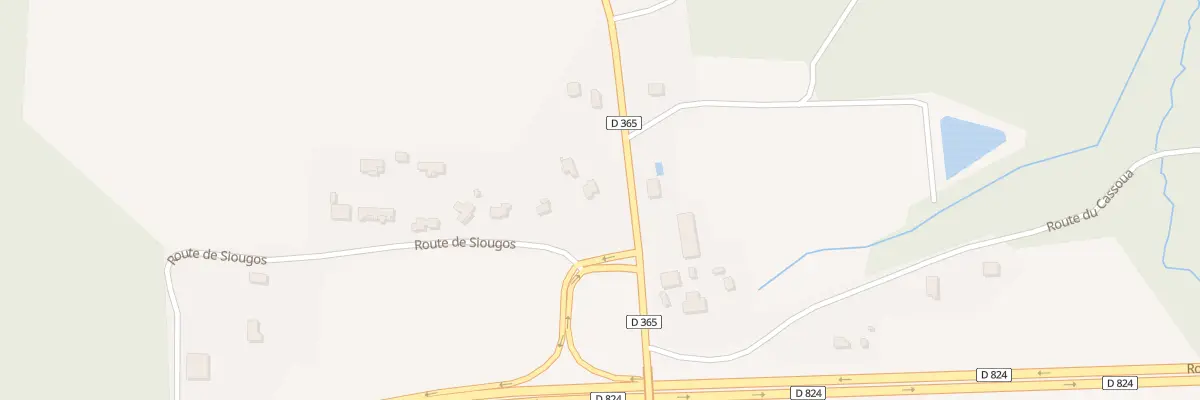 Plan du 379 Rte de St Martin d’Oney à Campagne
