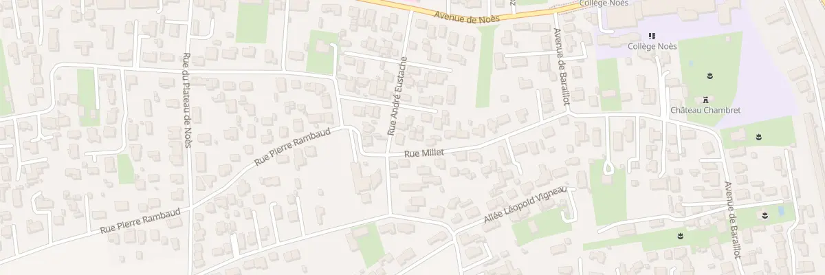 Plan du 23 Rue Millet à Pessac